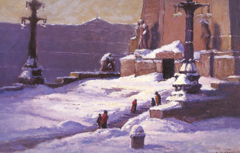 Monument in the Snow